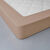Hoeslaken in effen jersey, hoeken van 26 cm (grijsbeige)