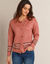 Gilet détail jacquard  (rose grisé)