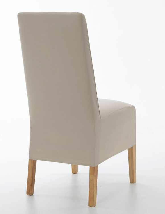 Housse de chaise microfibre (beige)
