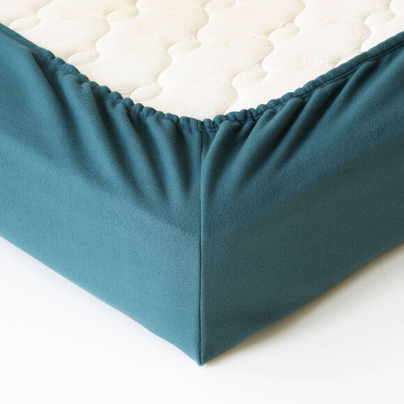 Couverture polaire mi-housse 350 g/m² (pétrole)