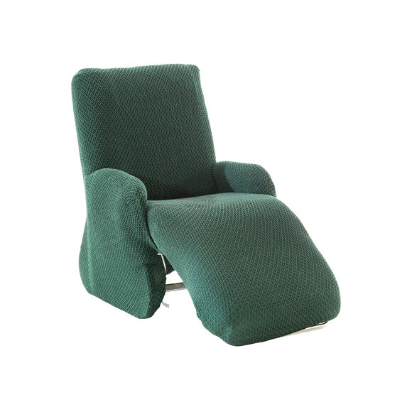 Getextureerde, bi-rekbare hoes, voor relaxzetel (groen)