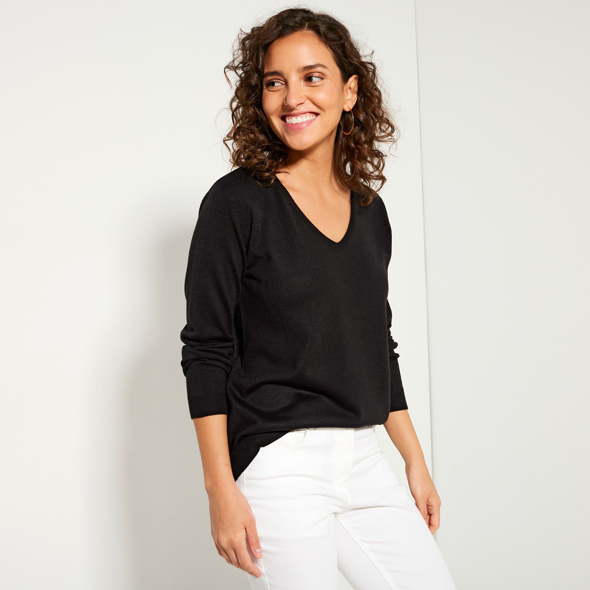Pull blanche 2025 porte