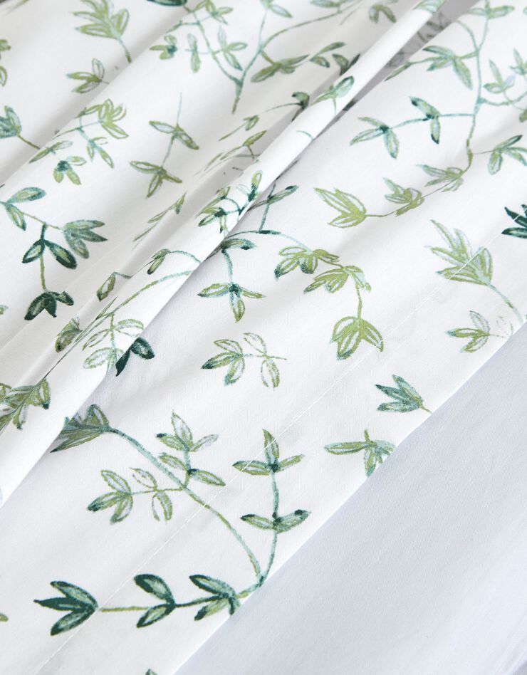 Linge de lit Julie en coton imprimé herbier, blanc Linge de lit Julie en coton imprimé herbier, blanc, hi-res image number 4