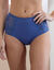 Maxi-slip met hoge maxi-vorm van microvezel en stretchkant van Guspini &ndash; set van 2 (blauw)