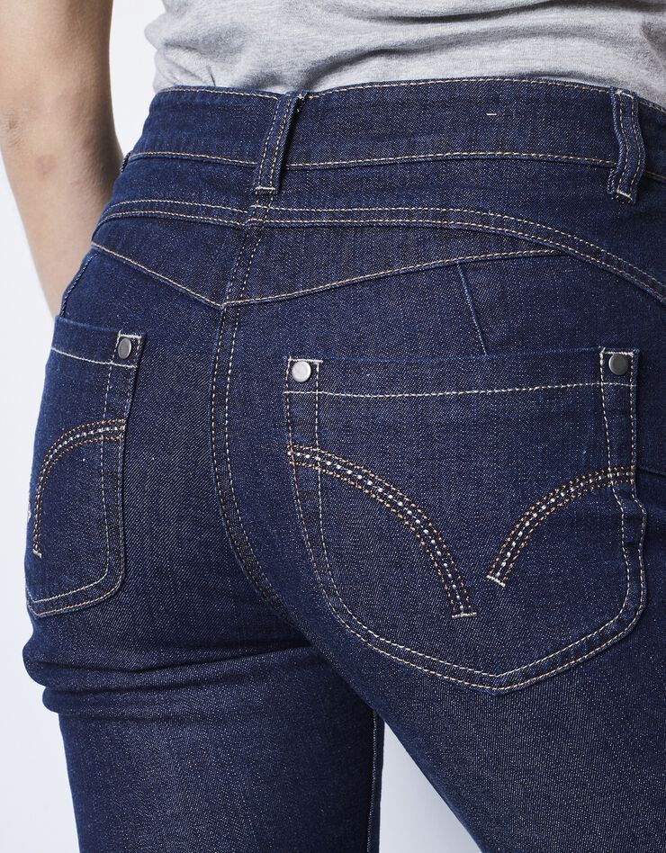 Rechte jeans met push-up effect, eco-verantwoord - raw, raw Rechte jeans met push-up effect, eco-verantwoord - raw, raw, hi-res image number 1