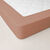 Hoeslaken van katoenbatist, 72 draden/cm&sup2; - hoek 40 cm (praline)