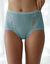 Supermaxislip met kant - set van 3 (oranje + blauw + eendenblauw)