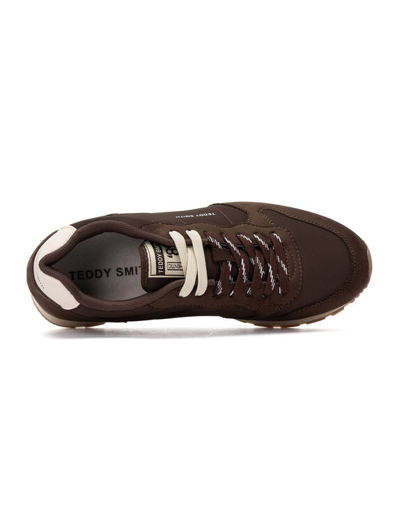 Baskets homme lacets fantaisie  (chocolat)