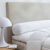 Peluwkussen in microvezel met zacht comfort (wit)