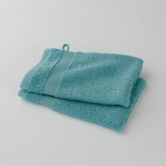 Snel drogende badstof - 400 g/m2 (laguneblauw)