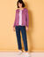 Cardigan met knoopsluiting, katoenmengeling (parma)