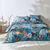 Linge de lit Clara en coton (bleu)