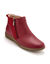 Boots met dubbele rits - verwijderbare comfortzool PÉDICONFORT (bordeaux)
