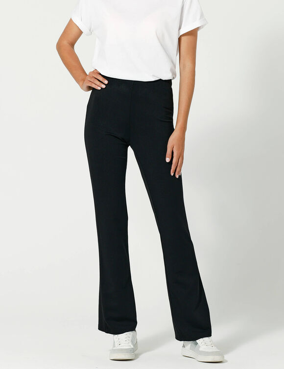 Trompetlegging van jersey (zwart)