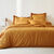 Linge de lit uni - coton 57 fils/cm&sup2; (miel)