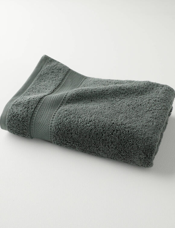 Collection serviettes de bain unies - confort luxe 540g/m&sup2; (kaki)
