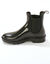 Bottines de pluie chelsea, semelle crant&eacute;e (noir)