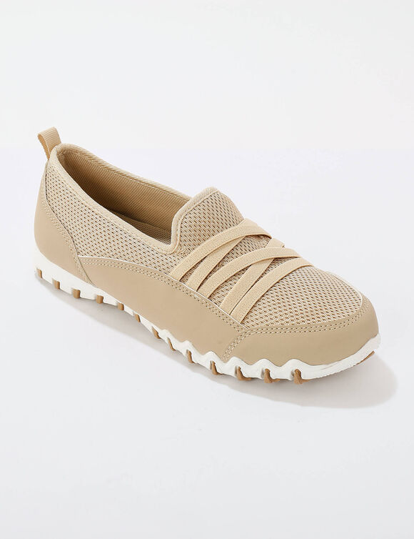 Ultrasoepele en comfortabele sneakers (taupe)