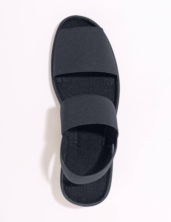 Sandales élastiquées (zwart)