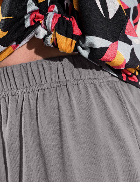 Short effet jupette - lot de 2 (gris / noir)