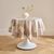 Nappe toile cir&eacute;e imprim&eacute; g&eacute;om&eacute;trique (beige)
