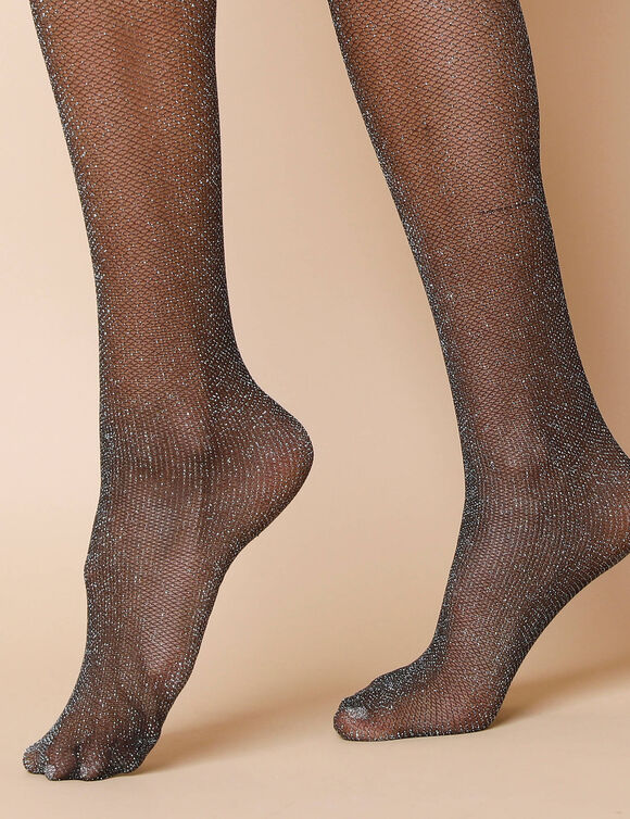 Collants brillants - lot de 2 (noir)