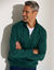 Sweat molleton col camionneur zipp&eacute; (vert sapin)