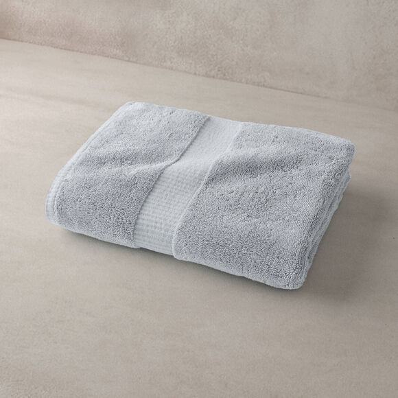 Collection serviettes de bain unies - gamme premium 640g/m&sup2; (gris)