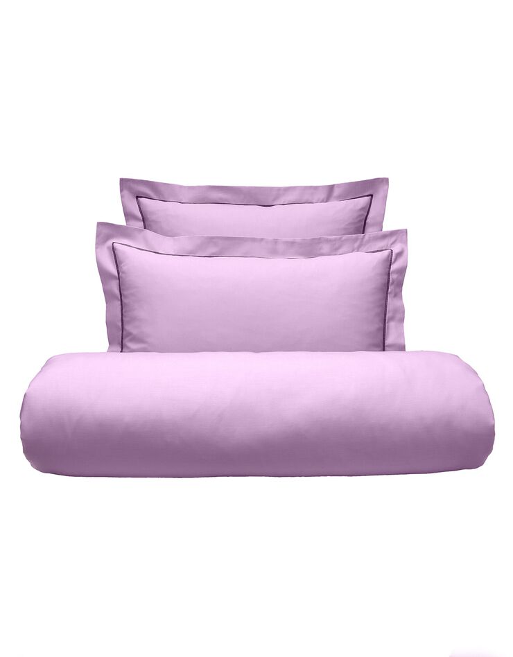 Linge de lit uni polyester-coton Colombine (lavande)
