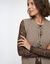 Oversized vest met strikjes, zonder mouwen (chin&eacute; taupe)