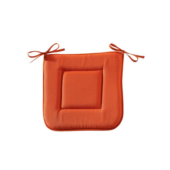Galette de chaise carrée (terracotta)