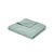 Bankdeken of plaid uni honingraat - katoen (celadon)