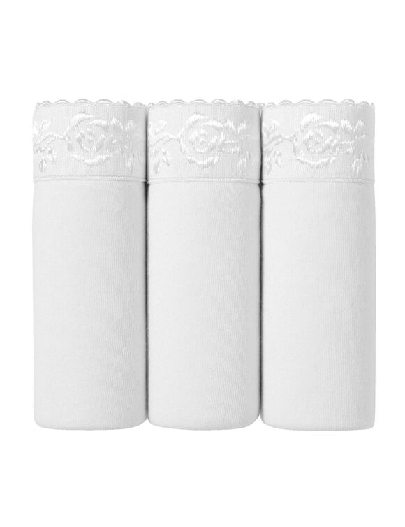 Culotte maxi effet ventre plat - lot de 3 (blanc)