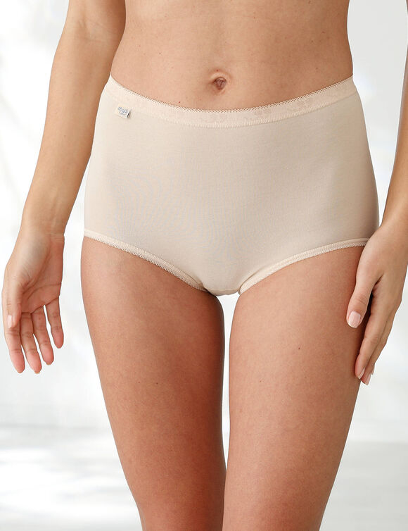 Culotte maxi Basic - lot de 3 (nude)