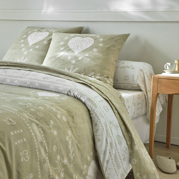 Bedlinnen Anceny in katoen (beige)