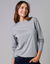 T-shirt thermique col montant - manches longues (gris chiné)