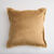 Coussin en velours, finition pliss&eacute;e (miel)