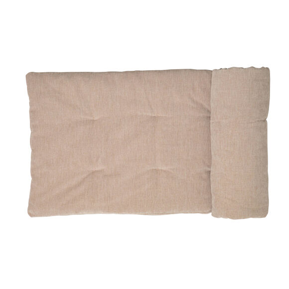 Long coussin de canapé chenille (taupe)