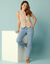 Mouwloos gilet voor Kleine Lengtes (beige)