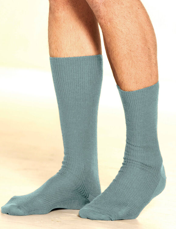 Chaussettes sp&eacute;ciales circulation - lot de 2 paires (gris clair)