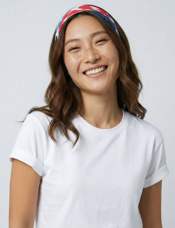 Boxy T-shirt met ellebooglange mouwen (wit)