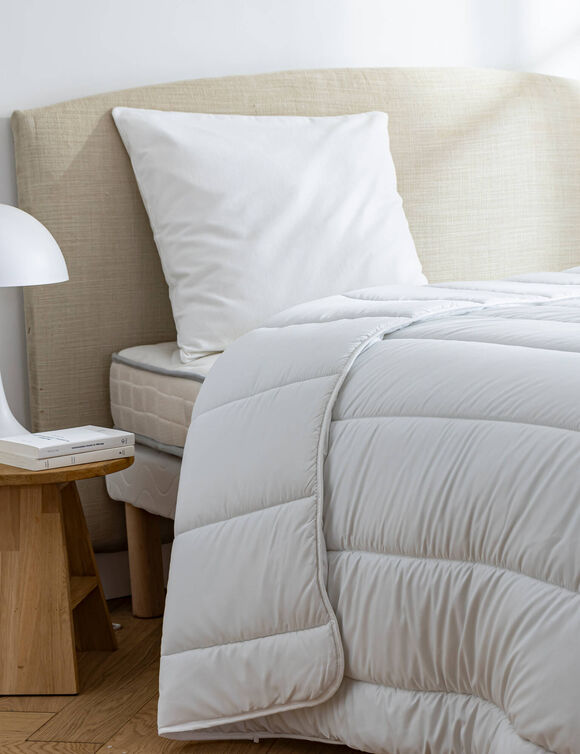 Sous-taie prot&egrave;ge-oreiller ultra absorbant (blanc)