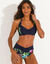 Hoge bikinislip Banna (marine / veelkleurig)
