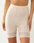 Panty met fantasiebreisel in schede-vorm - intense ondersteuning (huidkleur)