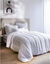 Couette chaude garnissage fibres recyclées** 300 g/m² (blanc)