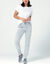 Pantalon jogging, molleton gratt&eacute; (gris chin&eacute;)
