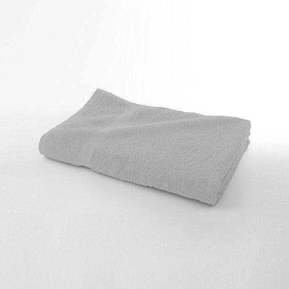Collection serviettes de bain unies 420 g/m2 confort moelleux (gris)