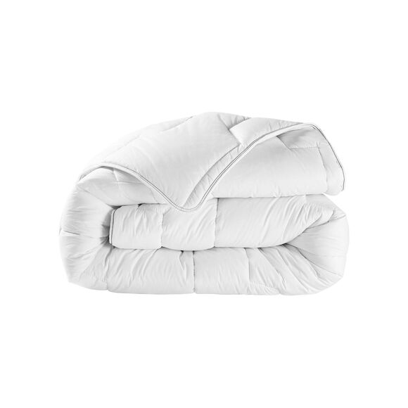 Couette coton biologique** 300 g/m&sup2; grand confort (blanc)