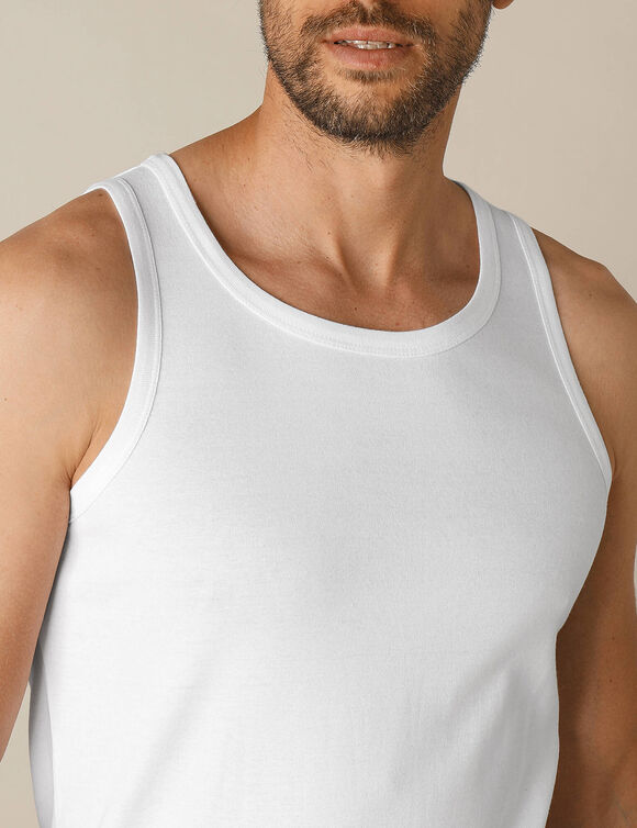 Singlet - herenondergoed, set van 3 (wit)