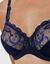 Omhullende beha "Essential Elegance" in kant, met beugels (marine)